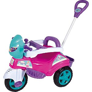 Veiculo para bebe baby city menina c/som 30kg - maral (unidade)
