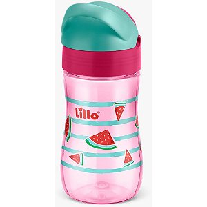 Copo treinamento evolution c/canudo 300ml rosa - lillo (unidade)