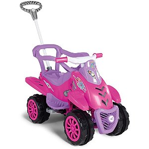 Veiculo para bebe cross legacy pink 2em1 c/som/c - calesita (unidade)