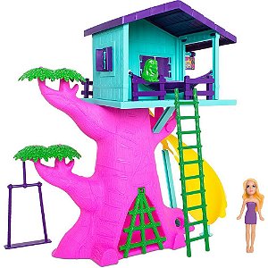 Casinha de boneca casa na arvore da judy - samba toys (unidade)