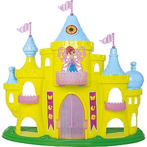 Casinha de boneca judy castelo encantado fadas - samba toys (unidade)