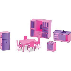 Casinha de boneca colecao judy home cozinha - samba toys (unidade)