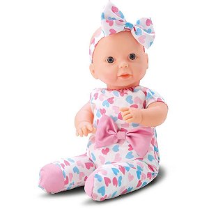 Boneca com mecanismo micy faz xixi c/acessorios - bee toys (unidade)