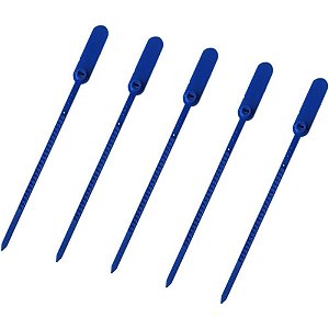 Lacre para malote azul espinha de peixe 16cm. - tykheplas (pct.c/100)