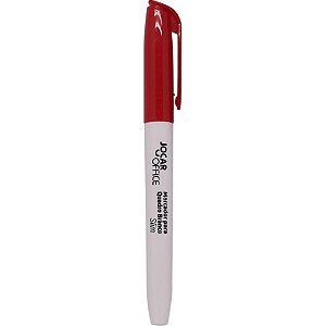 Pincel quadro branco jocar slim vermelho - leonora (cx.c/12)