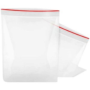 Saco zip transparente n.08 17x24cm. - grespan (pct.c/100)