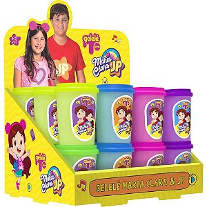 Slime m.clara e jp gelele tons paste - doce brinquedo (dp.c/24)
