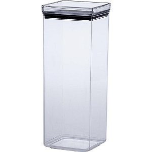 Pote acrilico hermetic 2.200ml lumini quadra - paramount (unidade)