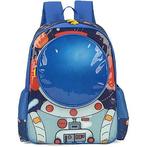 Mochila infantil up4you astronauta gd az - luxcel (unidade)