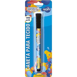 Caneta para tecido preta - brw (unidade)