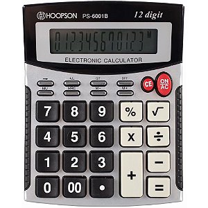 Calculadora de mesa 12 digitos prata - mercoriental (unidade)