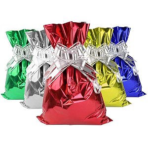 Saco metalizado 35x55cm liso cores (s) 35x54cm - don paper (pct.c/50)