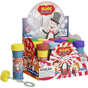 Bolha de sabao magic bubble 50ml - brasilflex (cx.c/12)