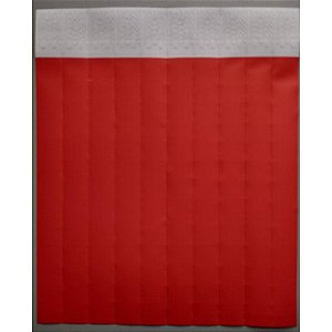 Pulseira identificacao laser pro vermelho - tecnomidia (pct.c/50)