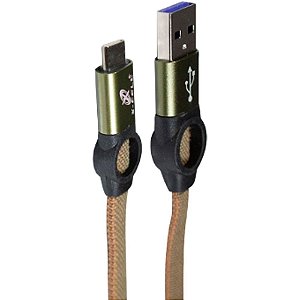 Cabo usb turbo type c ny/flat 3.0a 1m - flex (unidade)