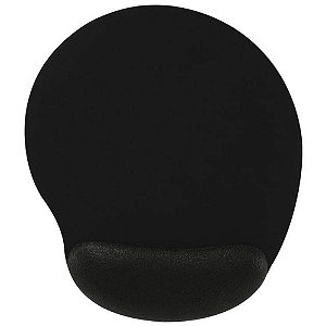 Mouse pad neoprene ergon.full black - reliza (unidade)