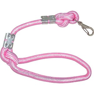 Guia para pet corda c/ no 60cm 16mm rosa - furacao pet (unidade)