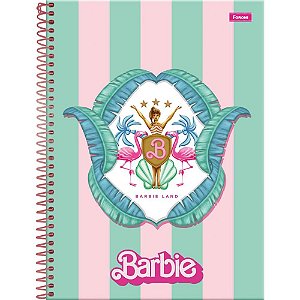 Caderno 01x1 capa dura barbie the movie  80f - foroni (pct.c/04)