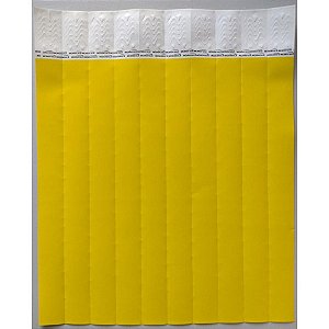 Pulseira identificacao med amarelo - tecnomidia (pct.c/100)