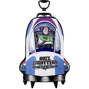 Mochila infantil com rodinha toy story buzz nave - maxtoy (unidade)