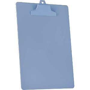 Prancheta plastica of/a4 c/prend. plast. azul - acrimet (cx.c/02)