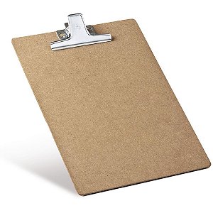 Prancheta duratex oficio mdf c/prendedor metal - acrimet (cx.c/06)