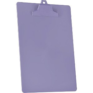 Prancheta plastica of/a4 c/prend. plast. lilas - acrimet (cx.c/02)