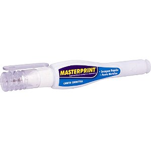 Caneta corretiva mp 435 7ml metal branca - masterprint (cx.c/24)