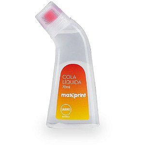 Cola escolar 70ml max liquida - maxprint (cx.c/12)