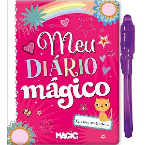 Diario diario magico peq 12x15cm 48pg - magic kids (unidade)