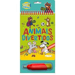 Livro aquabook animais divertidos 24x14cm 10p - magic kids (unidade)