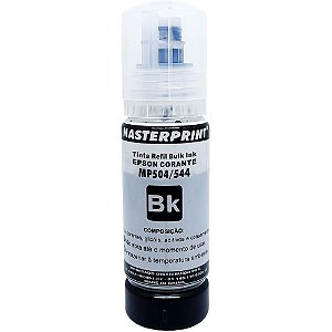 Refil de tinta epson comp. 504/544 corante preto 70ml - masterprint (unidade)