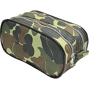 Estojo duplo nylon retangular camuflado - reflex (pct.c/02)