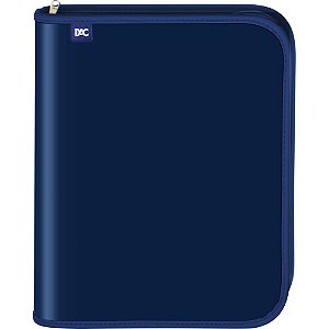 Fichario com ziper vision azul 48f - dac (unidade)