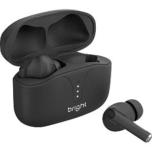 Fone de ouvido bluetooth anc 10m preto - bright (unidade)