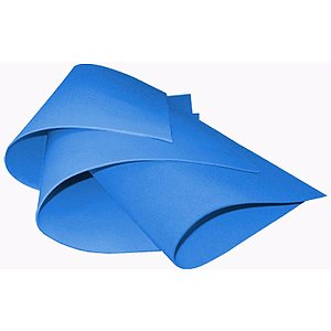 Placa em eva 48x40cm azul claro - v.m.p. (pct.c/10)
