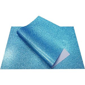 Placa em eva 60x40cm gliter azul claro - v.m.p. (pct.c/05)