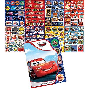 Adesivos decorados carros 8fls. mod. 961 (sortido) - v.m.p. (cartela)