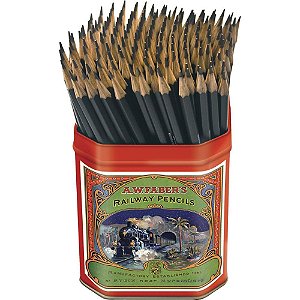 Lapis preto sextavado ecolapis 1205 max n.2 pto lata - faber-castell (dp.c/160)