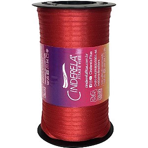 Fita de cetim 04mm 100m. vermelho paixao - cinderela (unidade)