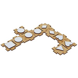 Domino percepcao tatil c/relevo 28pcs - carlu (unidade)