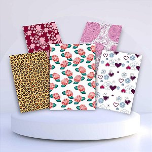 Saco metalizado 45x60cm feminino sortido 45x58cm - don paper (pct.c/50)