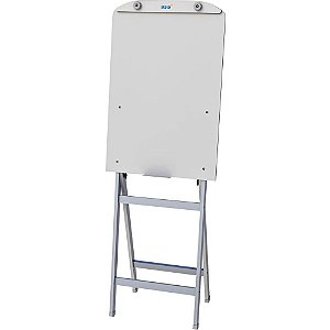 Cavalete para flip-chart mdf cor aluminio soft 1,67m - stalo (unidade)