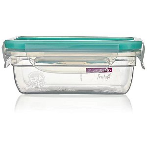 Pote plastico com travas freshy 330ml. vd - sanremo (unidade)