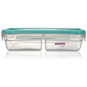 Pote plastico com travas freshy 730ml. vd - sanremo (unidade)