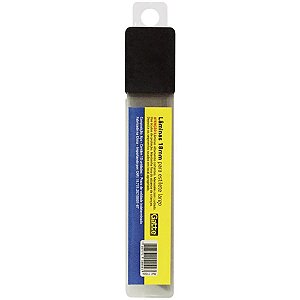 Lamina para estiletes larga 18mm c/10un - make+ (cx.c/10)