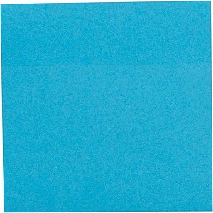 Bloco de recado autoadesivo 76x76mm azul neon 100f - maxprint (unidade)