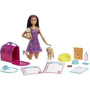 Barbie family adota um cachorrinho - latina - mattel (unidade)