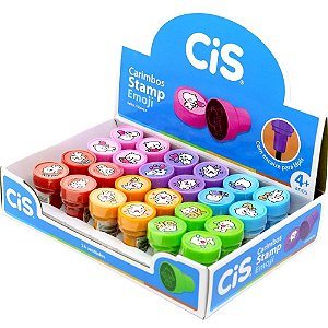 Carimbo pedagogico cis stamp emoji - sertic (cx.c/24)