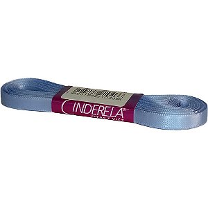 Fita de cetim 07mm 10m. azul celeste - cinderela (unidade)